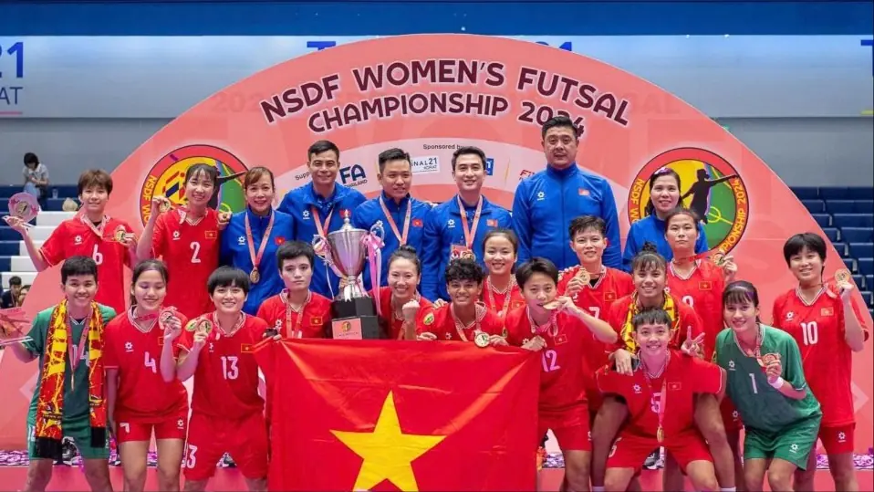Futsal nữ Việt Nam lọt top đề cử hay nhất thế giới
